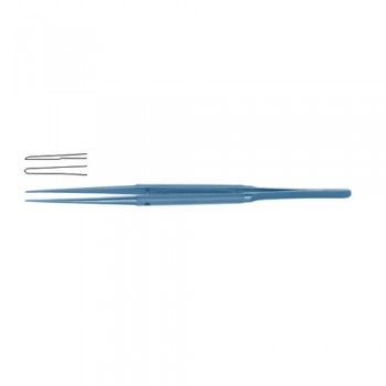 Diam-n-Dust™ Micro Dressing Forcep Straight Titanium, 18 cm - 7" Tip Size 6.0 x 0.7 mm